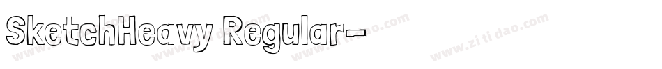 SketchHeavy Regular字体转换